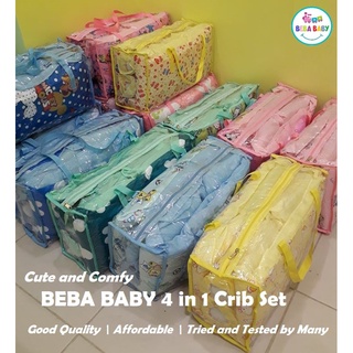 Baby Crib Set 4in1 Mattress FREE MITTENS CHOOSE YOUR DESIGN with Bag Newborn Needs Bedding Comforter