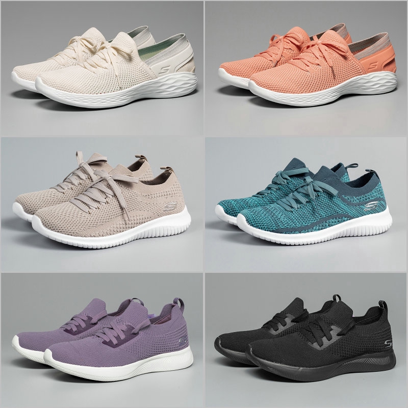 skechers knit walking shoes