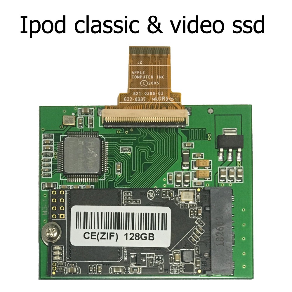 New 256gb Zif Ce Ssd Upgrade Mk1634gal For Ipod 5th 7th Gen Classic Logic Board Shopee Philippines