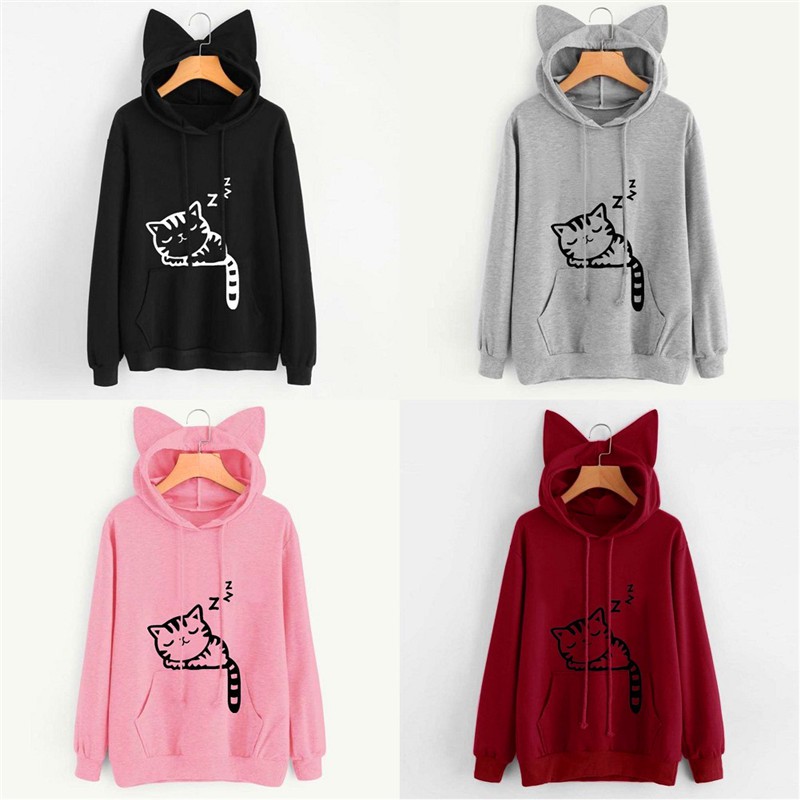 womens cat sweatshirt