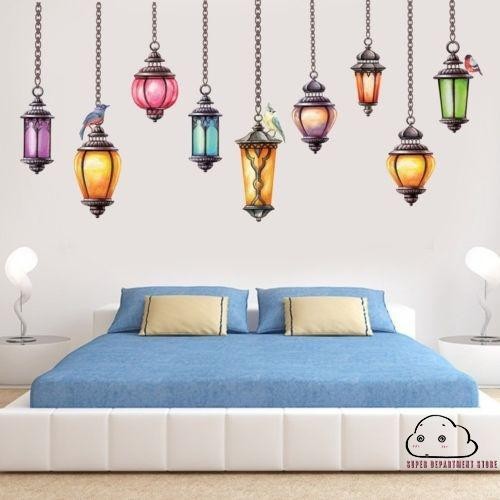 Opu Hot Removable Hanging Lamps Wall Decals Family Sticker