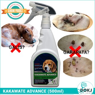 KAKAWATE ADVANCE Medication Dogs Spray (100% Pure Madre De Cacao + Amitraz) 500ml (Anti Galis)