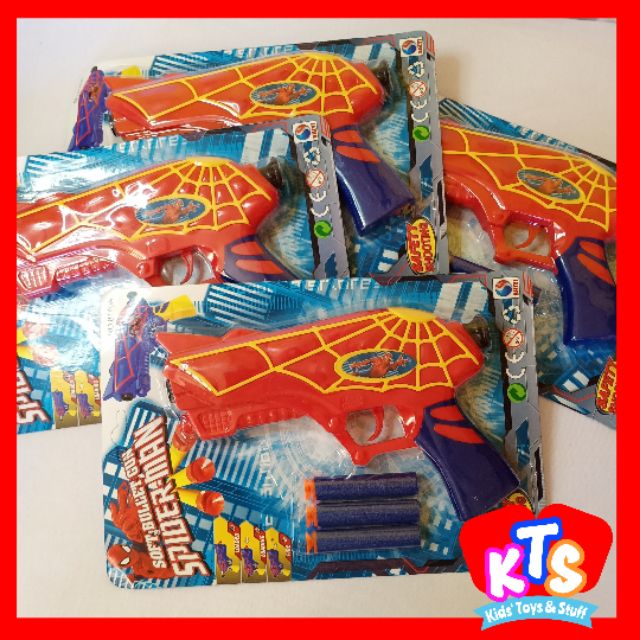 spiderman nerf blaster