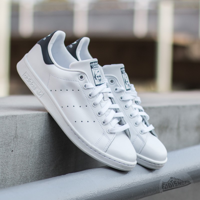 stan smith white and navy