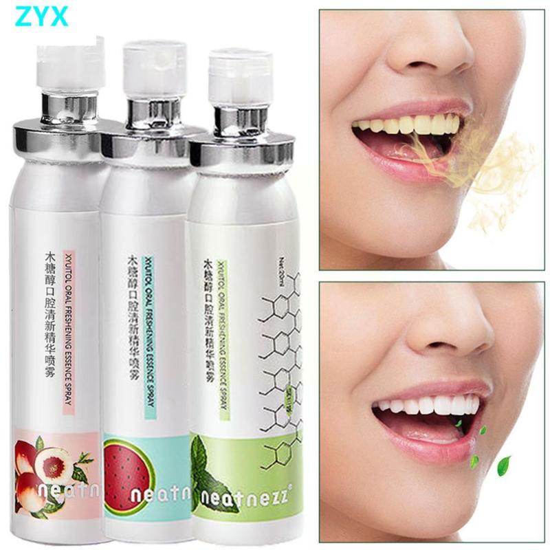 20mL Breath Freshener Spray Honey Peach Mint Flavor Artifact Female