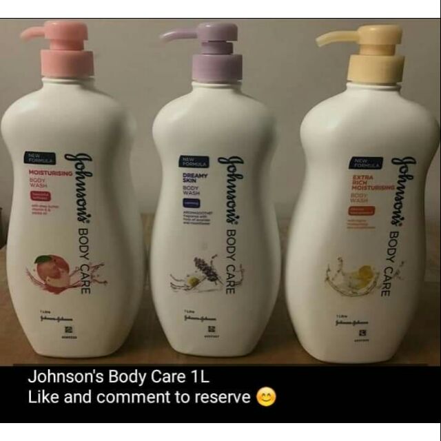 johnson and johnson extra moisturizing body wash