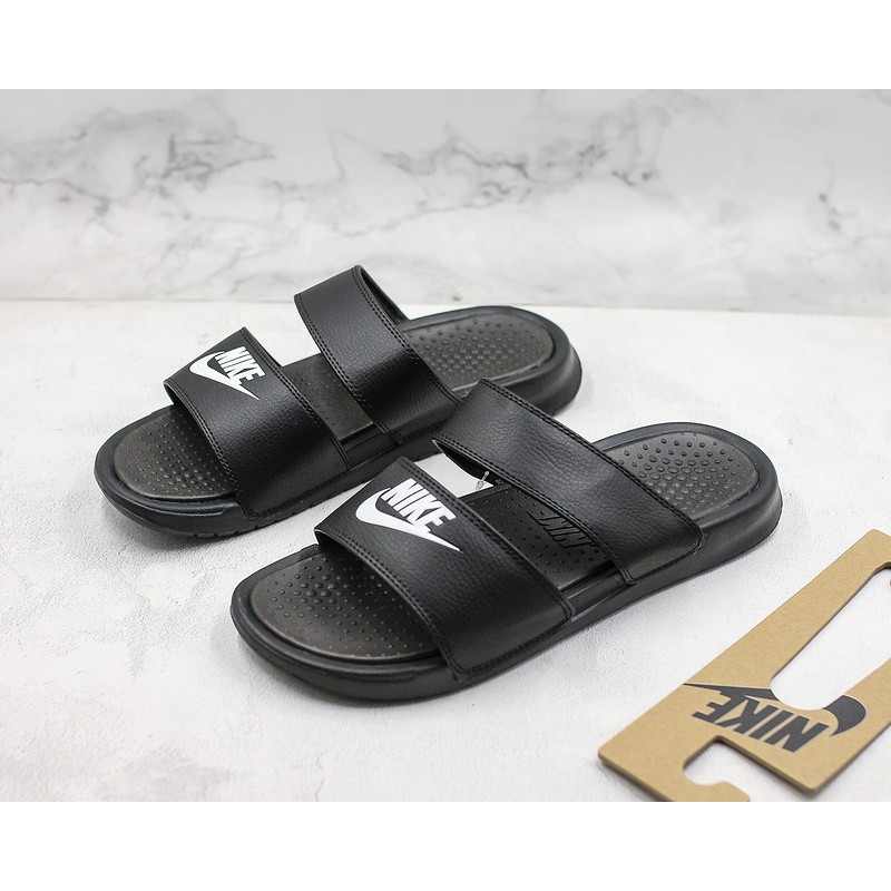 women's nike benassi duo slides