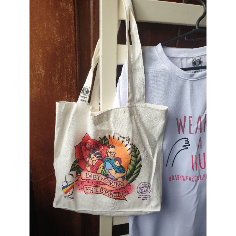 Babywearing Philippines Shirt and Tote Bag International Babywearing Week Merch