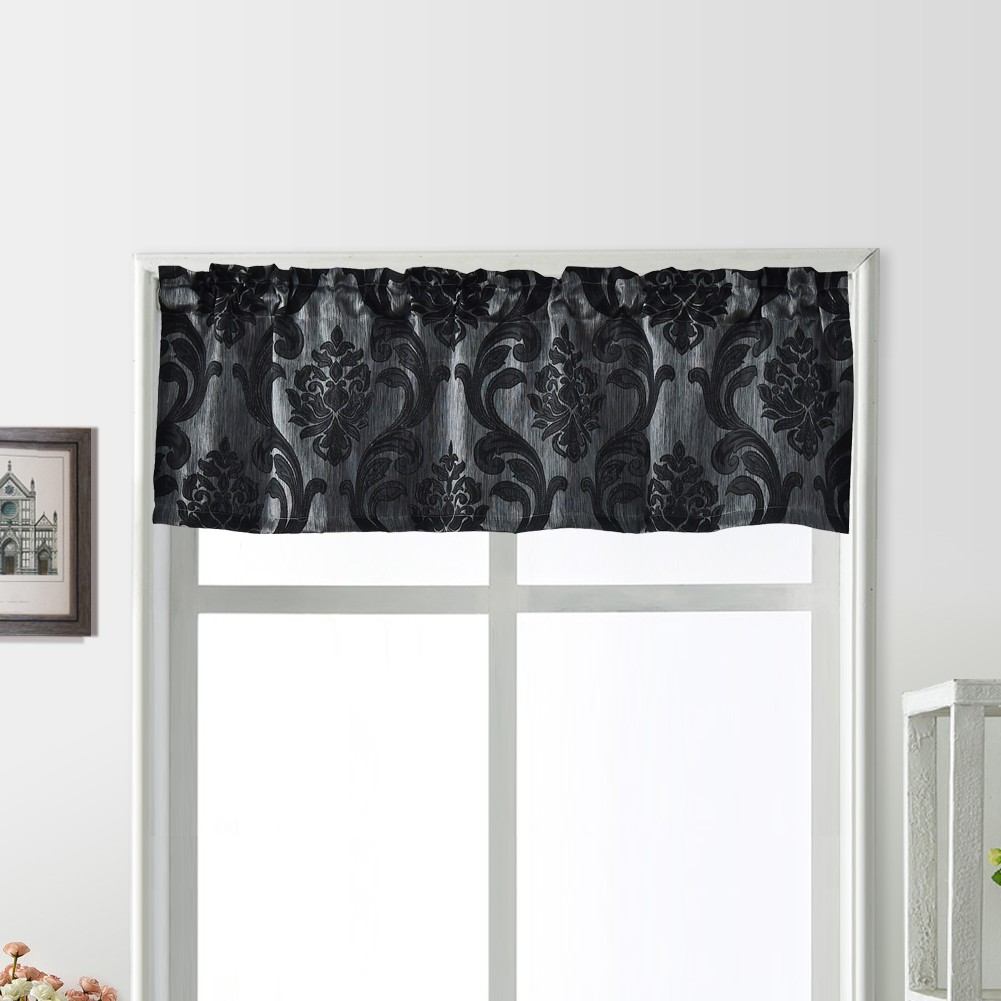 Napearl 150x45 Short Kitchen Valance Curtain In Rod Type Shopee