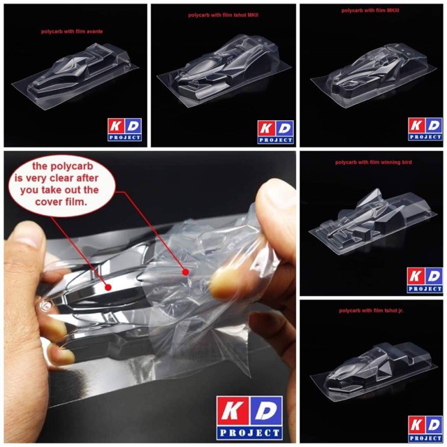 ◎Tamiya Mini 4wd parts polycarbonate w/ film cover KD project♝ | Shopee  Philippines