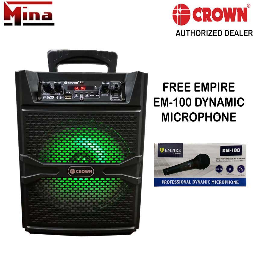 crown portable sound system