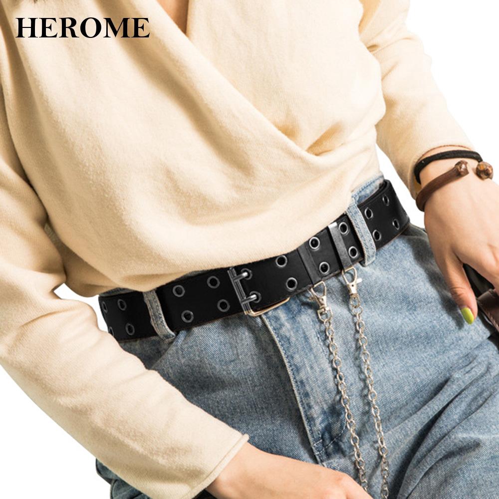 belt on jeans