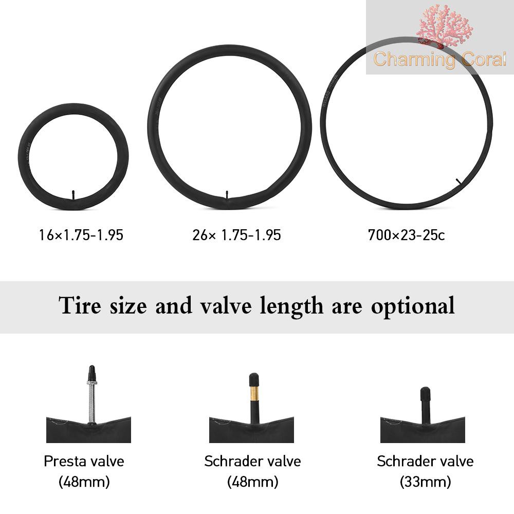 mountain bike inner tube size