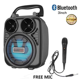 120 Mini Portable Wireless Bluetooth Karaoke Speaker with FREE MICROPHONE