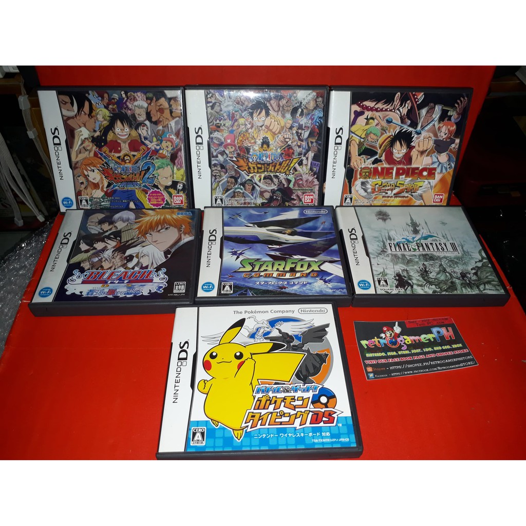 Nintendo DS Games (Japanese Version) All with Manual Shopee Philippines