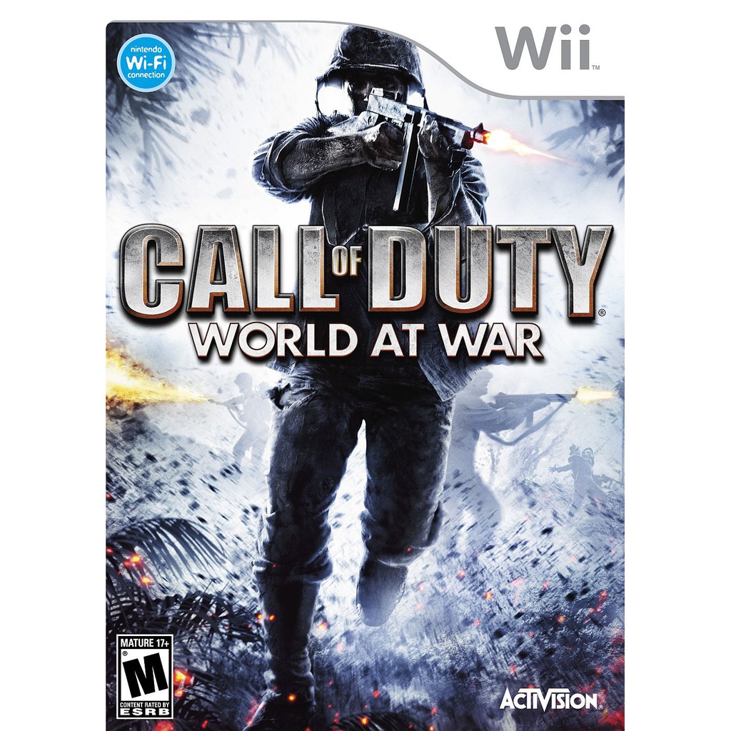 Nintendo Wii Call Of Duty World At War Game Shopee Philippines