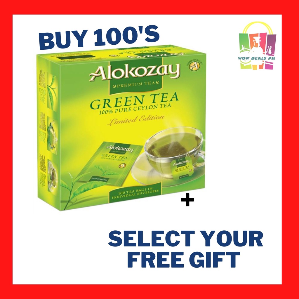 Alokozay Green Tea 100 Tea Bags SELECT our PROMO Options presyo ₱307