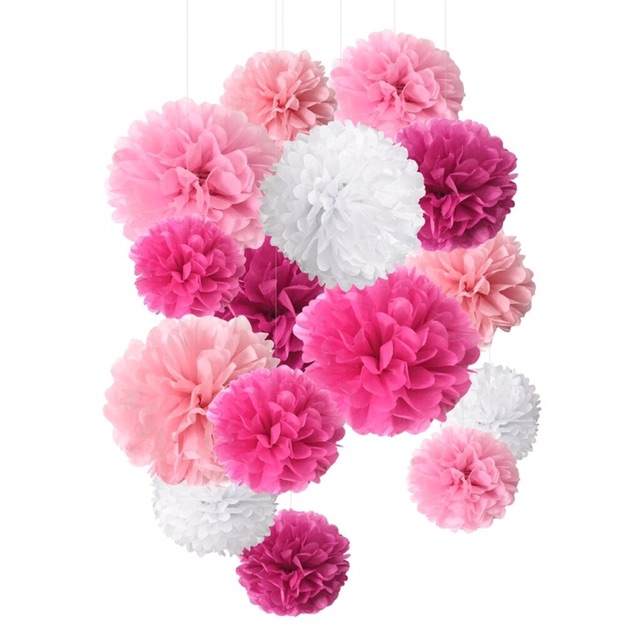 PAPER POM POMS PARTY DECORATION