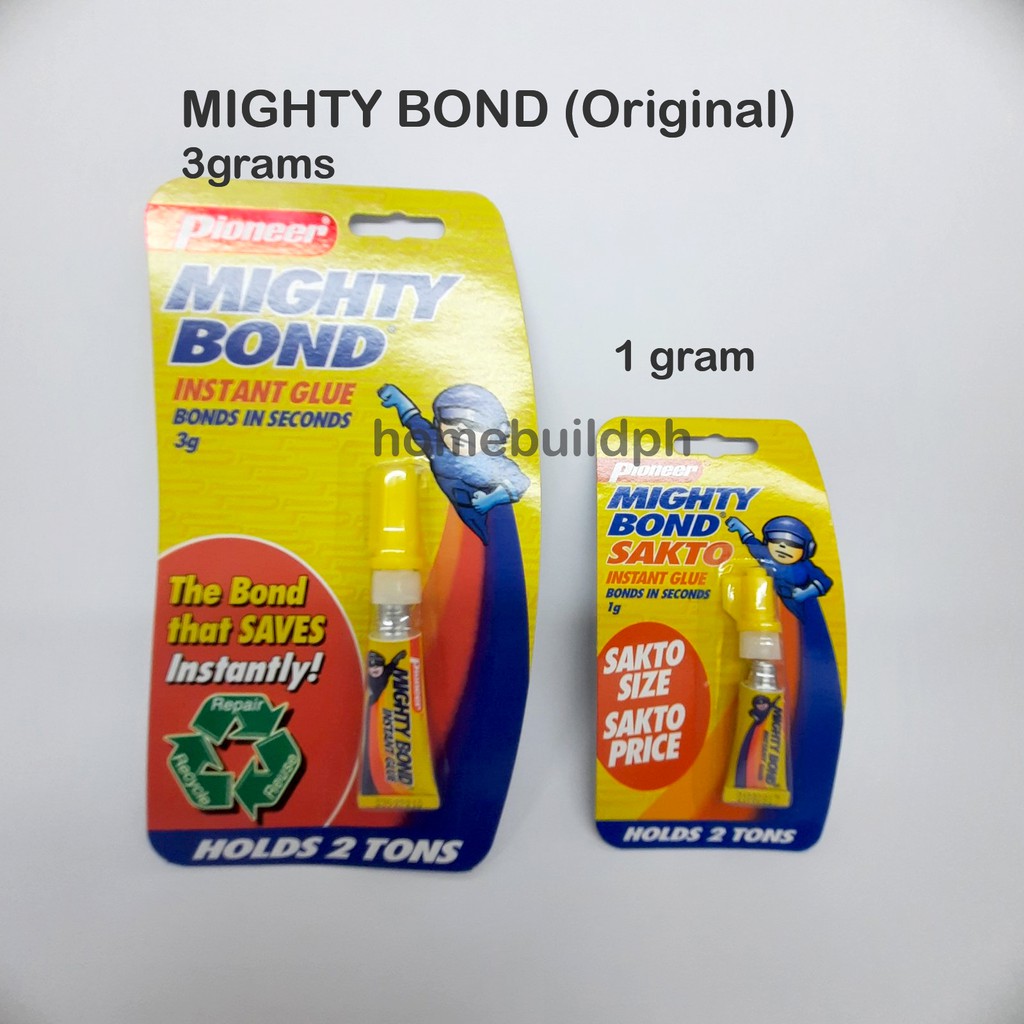 Mighty Bond Instant Glue (Original) 1g / 3g Shopee Philippines