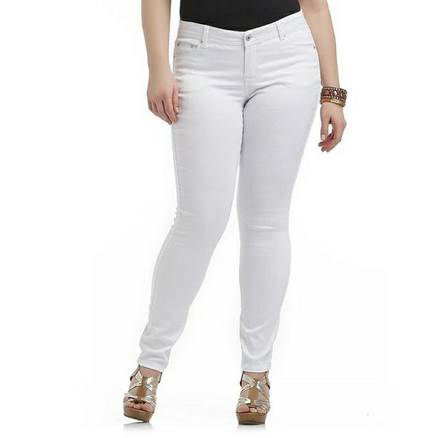 white skinny jeans