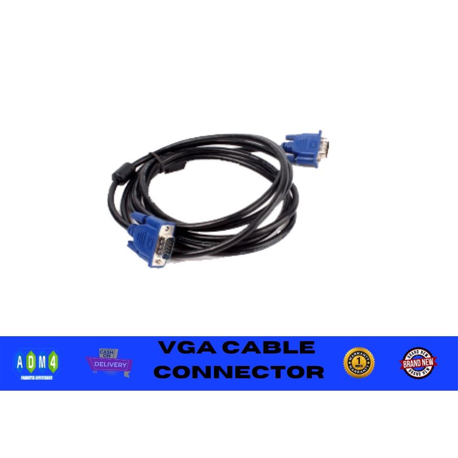 Video Graphics Array Cable Connector (VGA) Shopee Philippines