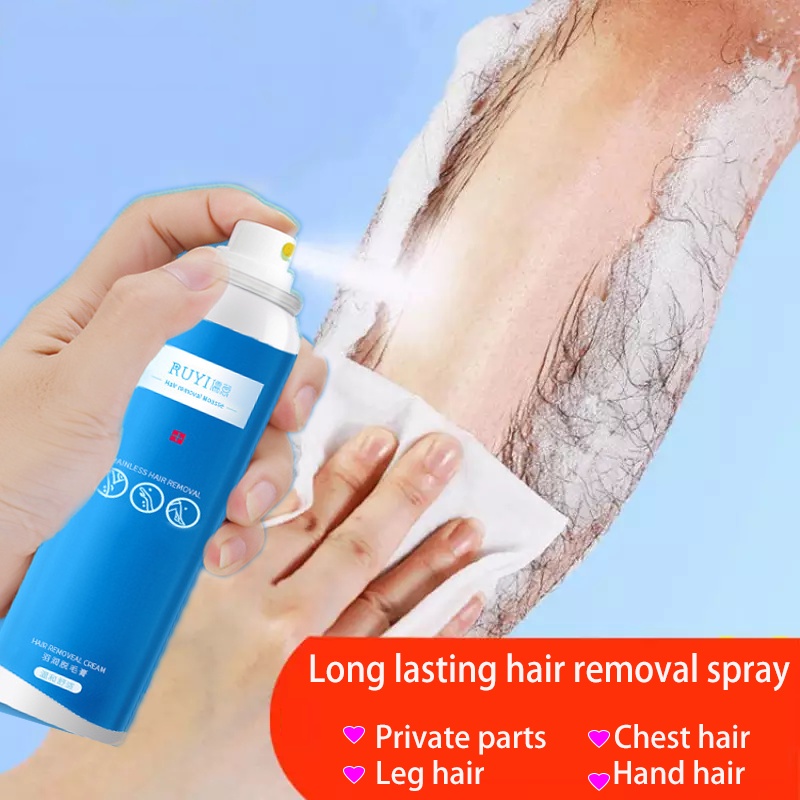 120ML hair removal spray permanent Painless Hair Removal Cream Private  Parts Hair remover Mousse | Shopee Philippines