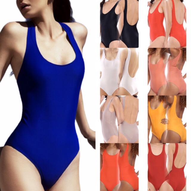 one piece swimsuit plain