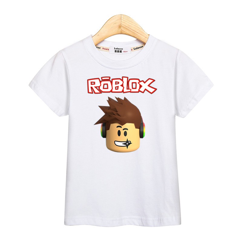 Kids Fashion Tshirt Roblox Boy Short Sleeve Tops Child Shirt Shopee Philippines - roblox kids t shirts for boys and girls tops cartoon tee shirts pure cotton shopee philippines