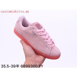 hot pink puma suede