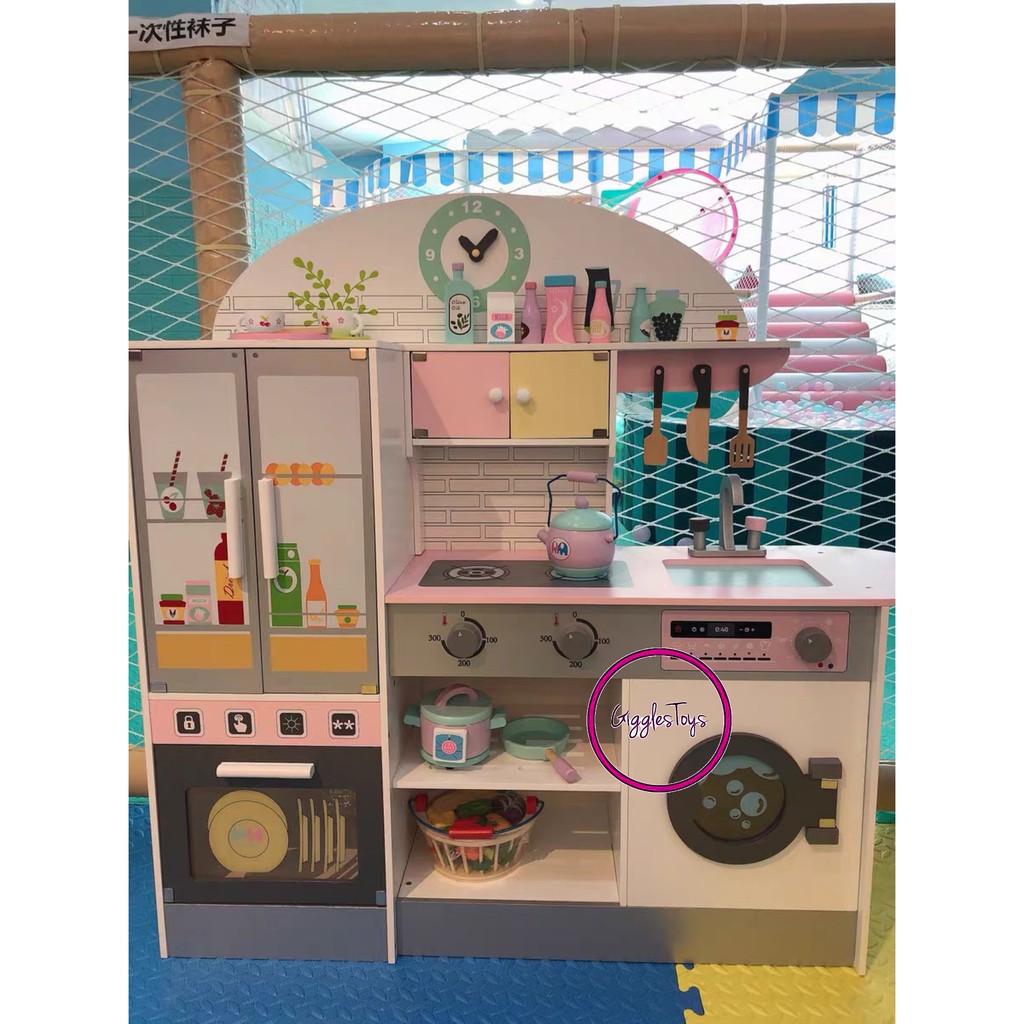 life size toy kitchen set