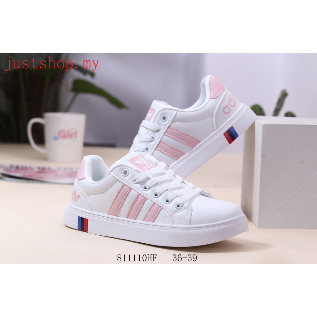 adidas womens shoes pink and white