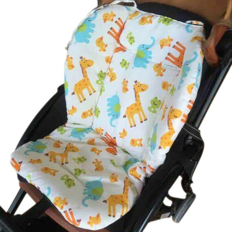 Soft Cartoon Pushchair Seat Liner Baby Pram Stroller Cushion Pad Double Side Mat #8