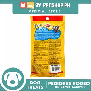 Pedigree Rodeo Beef and Liver Flavor 90g - Dog Treats, Twist Stick #2