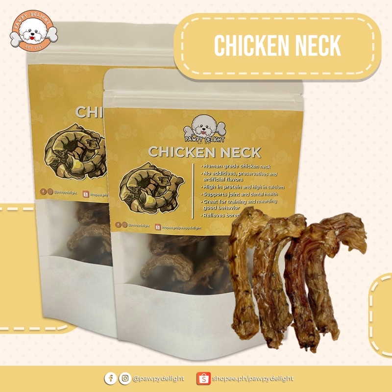 are dehydrated chicken necks safe for dogs