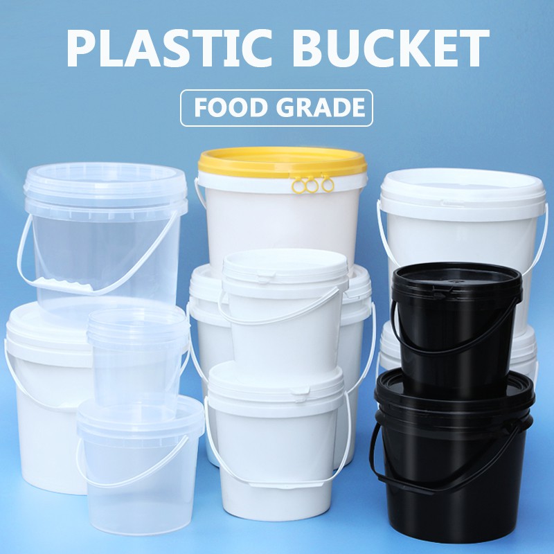 1L 2L 3L 5L Plastic Bucket with lid 