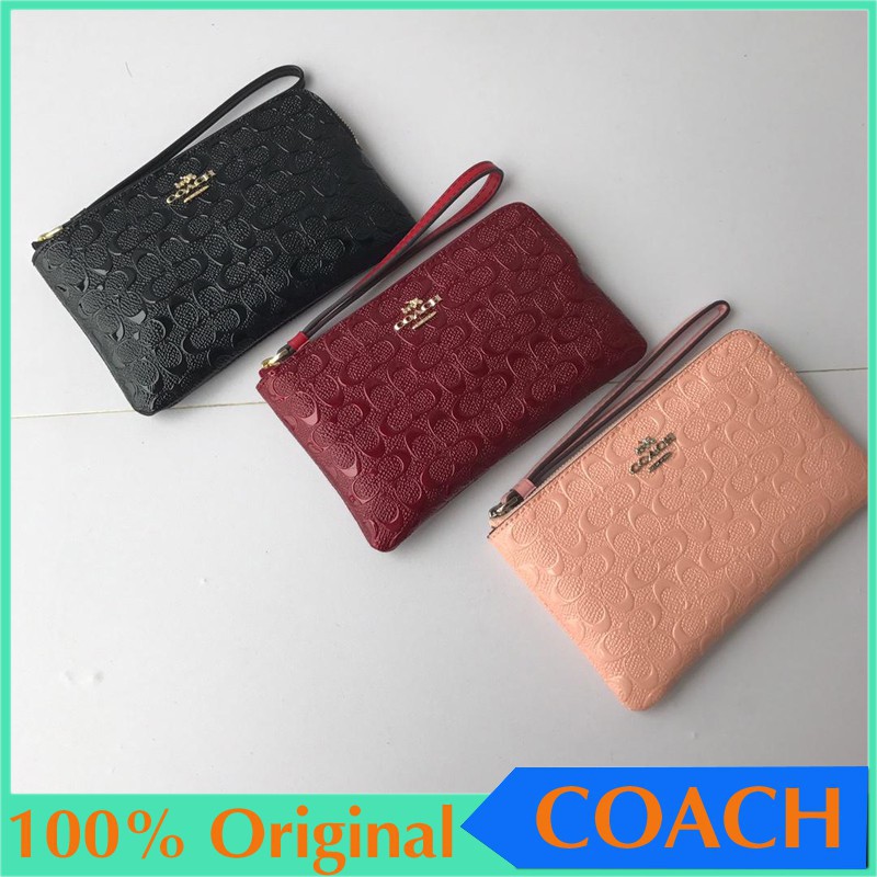 coach hand wrist purse