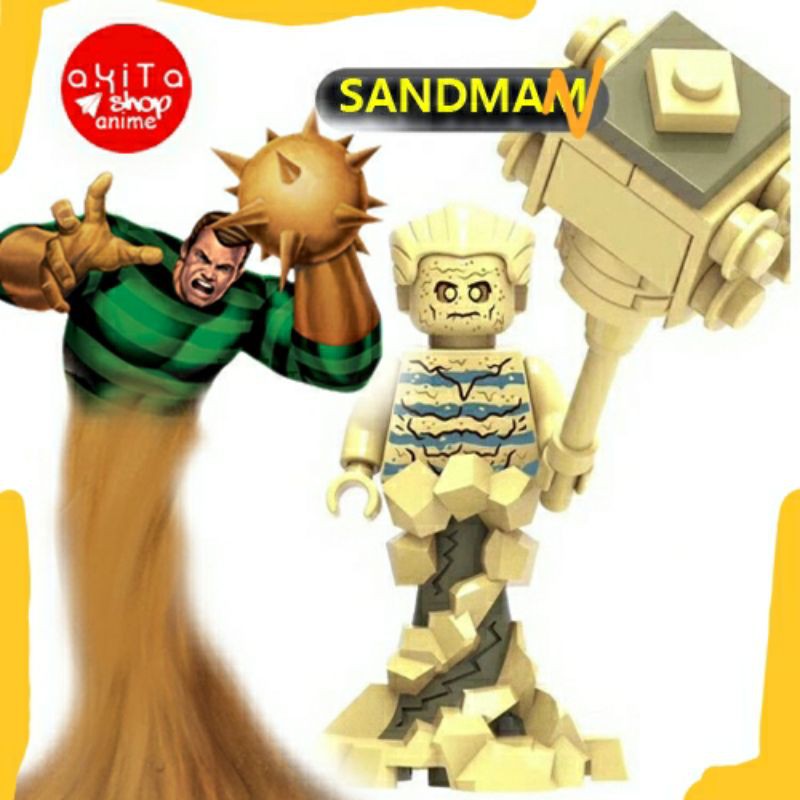 Lego Sandman Spiderman The Movie Shopee Philippines