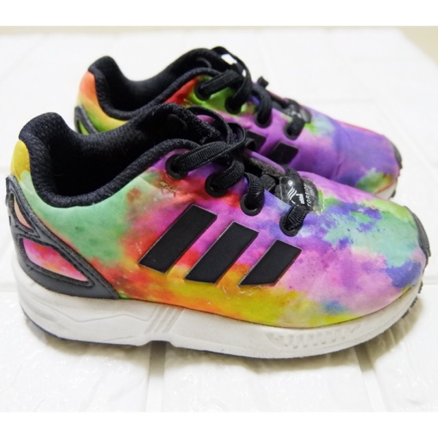 adidas torsion zx flux rainbow