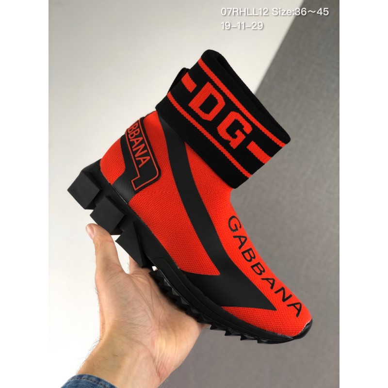 dolce and gabbana stretch sneakers