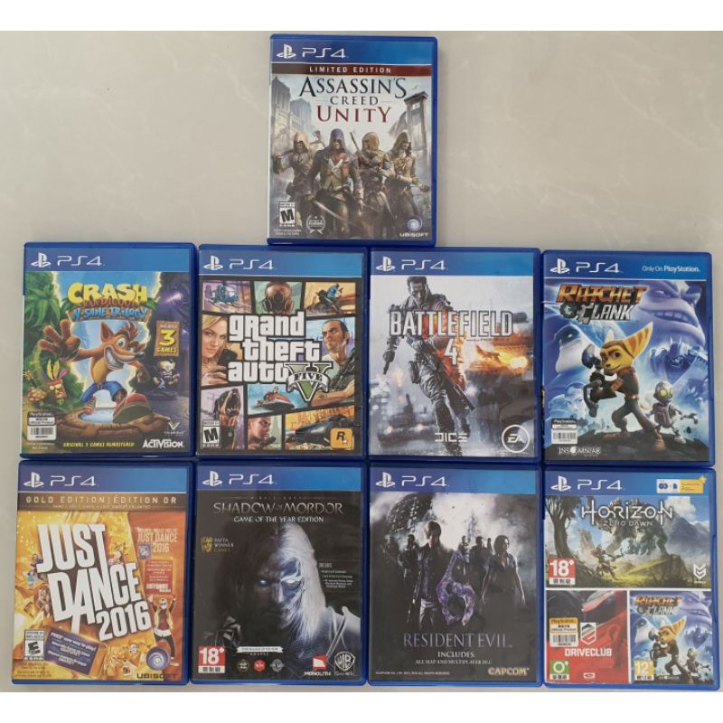 buy 2nd hand ps4 games