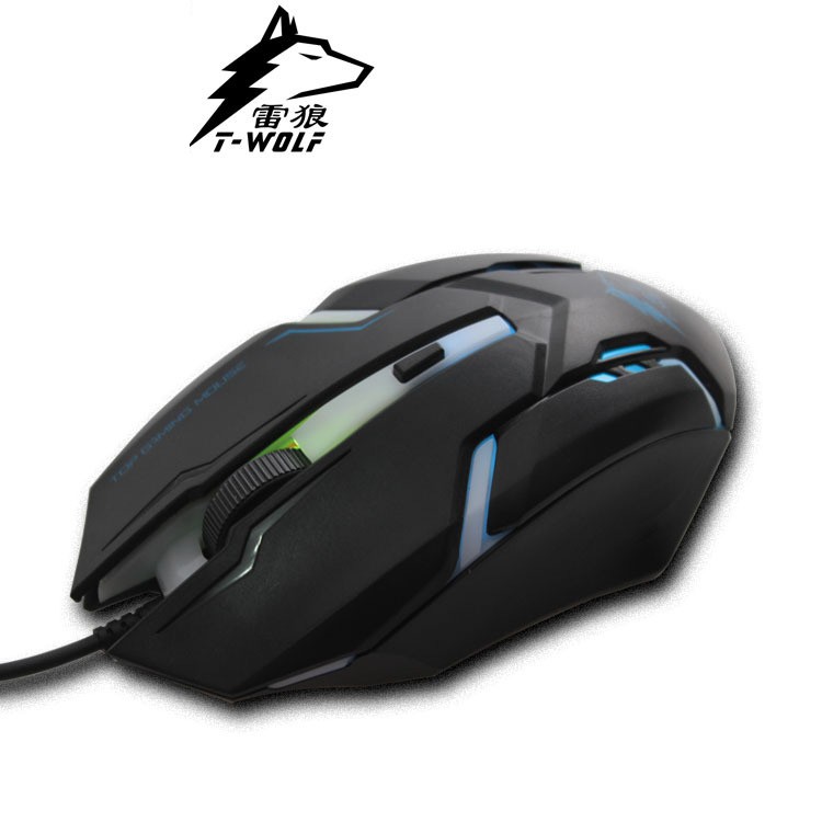 TWOLF V1 Wired Gaming Mouse(BLACK) Shopee Philippines
