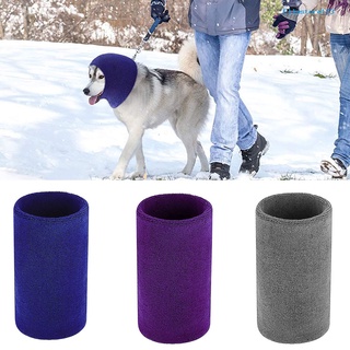 [Home Have Love Pets] Pet Dog Grooming Earmuffs Anti-Noise Covering High Elasticity Soft Winter Warm Decompression