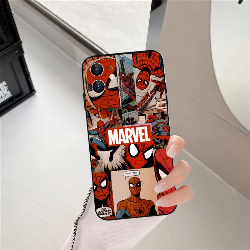Marvel Spiderman Soft Matte Casing for Realme C11 C12 C15 C17 C20 C21 5i 6i  7I 8i 5 5S 6 7 8 Pro X XT X50 C25Y C21Y | Shopee Philippines