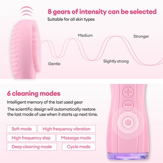 CkeyiN Electric Face Cleansing Brush Sonic Vibrating Facial Cleanser Face Massager Waterproof MR662 #6