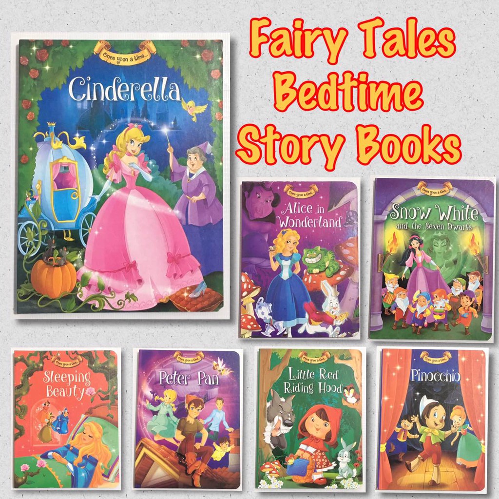 Kids Fairy Tales Bedtime Stories Hardbound Story Book Shopee Philippines