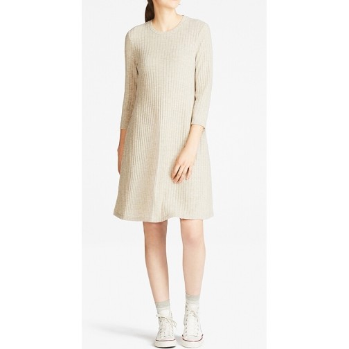 dress with a line cut