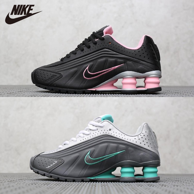 nike shox r4 cyan