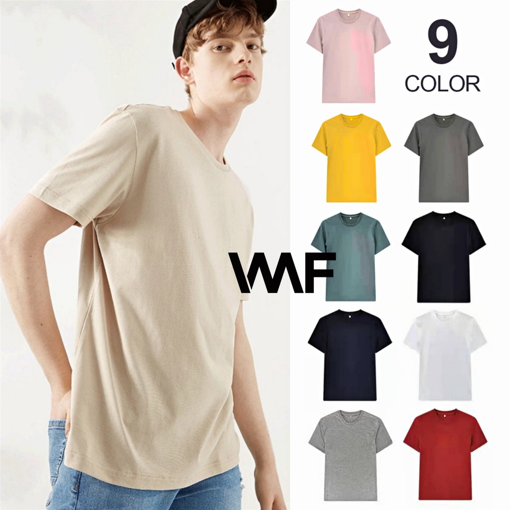 WMF OWN MADE COTTON PLAIN TSHIRT | Shopee Philippines