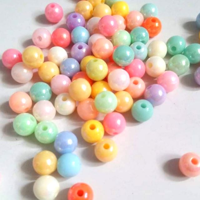 Glossy pastel beads 6mm/10mm/12mm Shopee Philippines