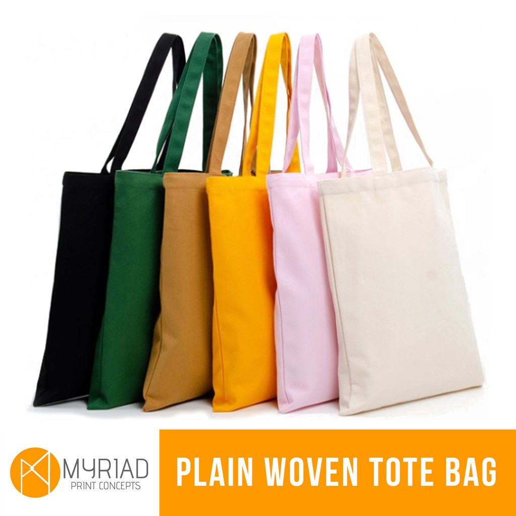 plain tote bag